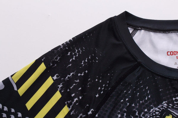 Python Snake Compression Elite Short Sleeve Rashguard
