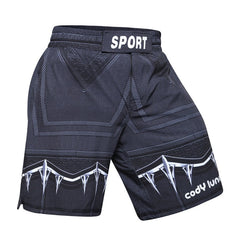 Men's Black Panther MMA Boxing Fight Shorts