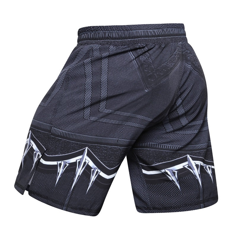 Men's Black Panther MMA Boxing Fight Shorts