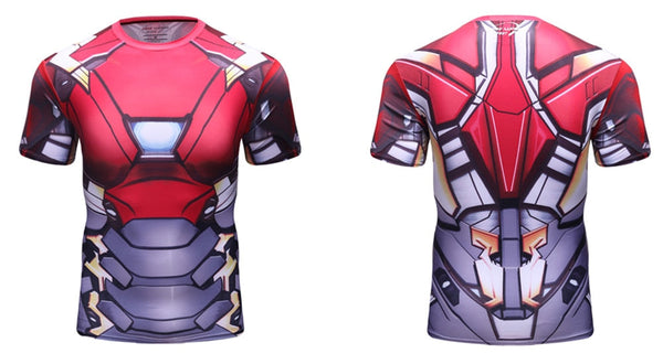 Iron ManCompression 'Mark XVII' Elite Short Sleeve Rashguard