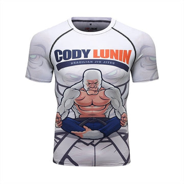 Gorilla Compression 'Snowflake | White Gorilla' Elite Long Sleeve Rashguard