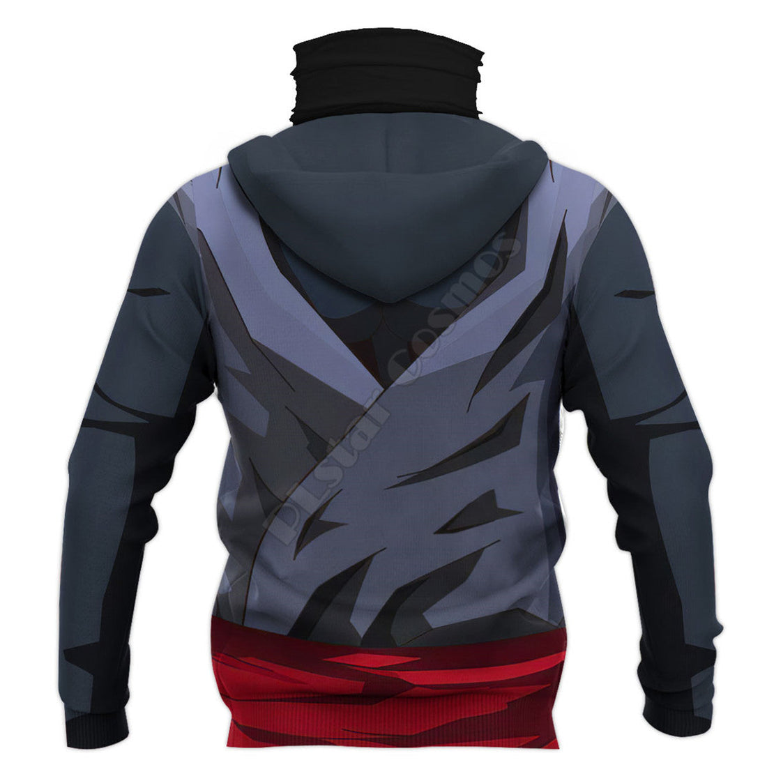 Dragon Ball Z 'Black' Pullover Hoodie with Pull-Up Neck