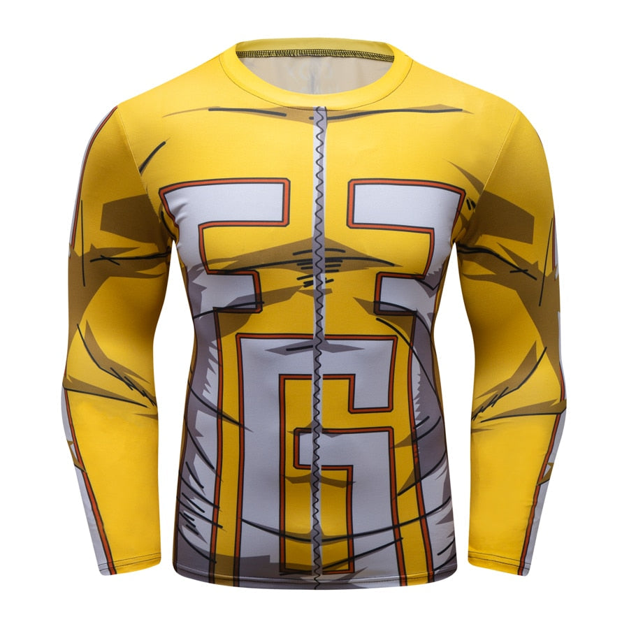 My Hero Academia BJJ Rash Guard FatGum Elite Long Sleeve Rashguard