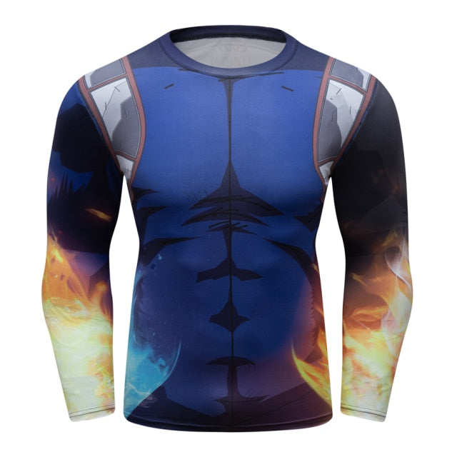 My Hero Academia Todokori | Fire BJJ Rash Guard Elite Long Sleeve Rashguard
