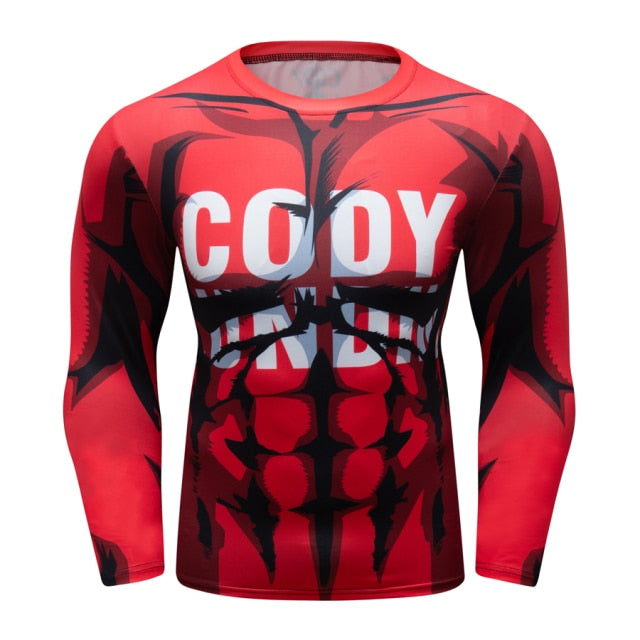 Rash Guard BJJ My Hero Academia 'Plus Ultra | Red' Elite Long Sleeve Rashguard