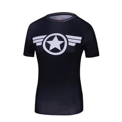 Women's Captain Compression 'Bootcamp' Short Sleeve Rashguard