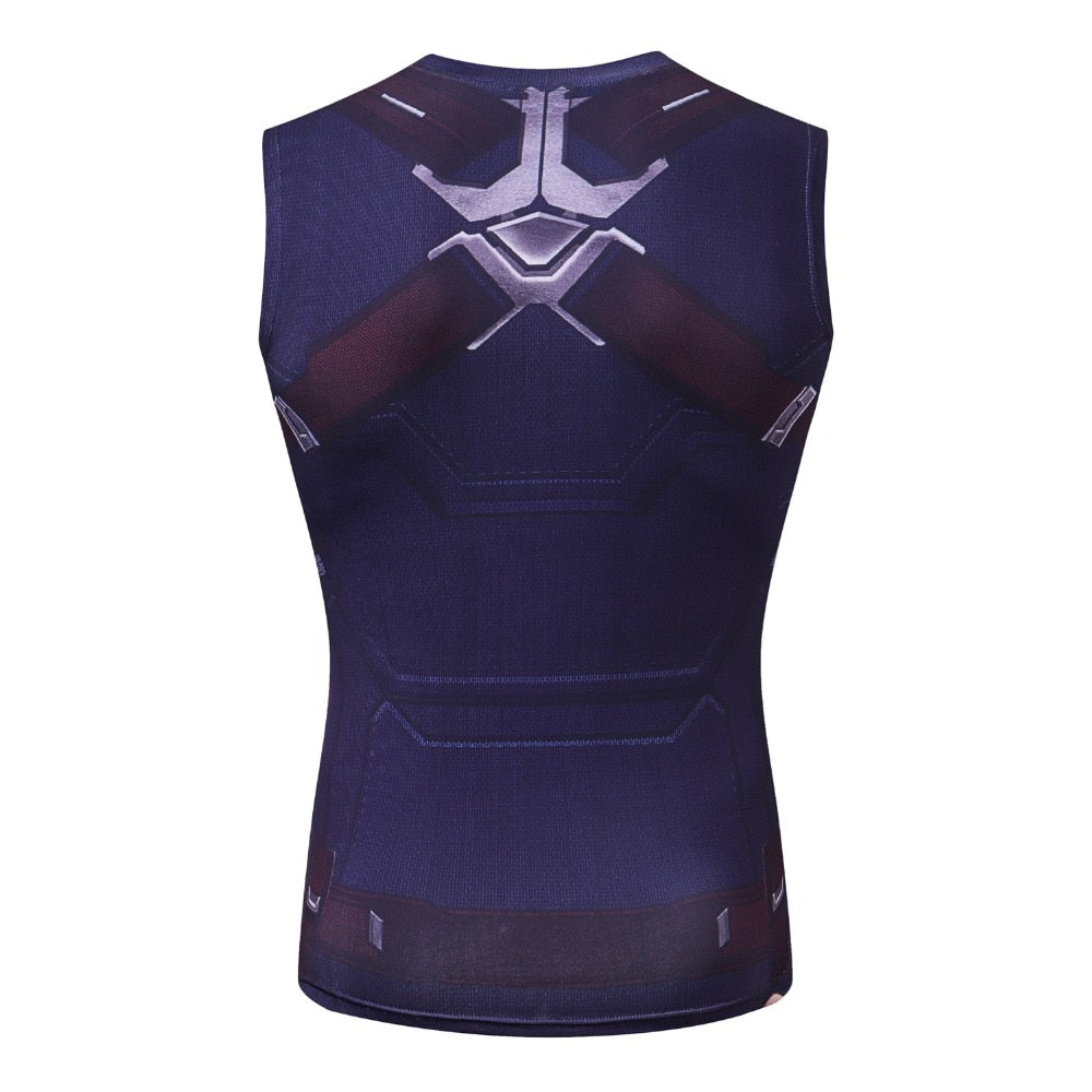 Captain America Compression 'Battle Hardened' Tank Top
