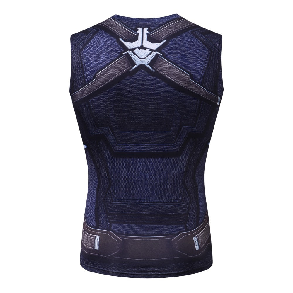 Captain America Compression 'Infinity War Dark Star' Tank Top