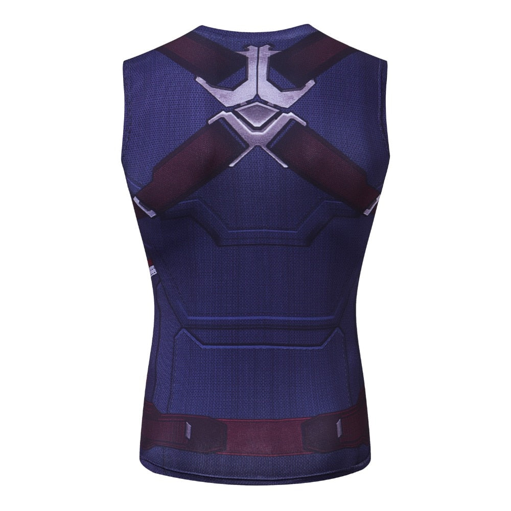Captain America Compression 'The First Avenger' Tank Top