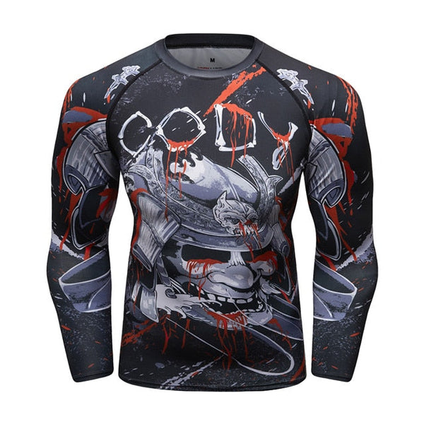 Samurai Compression 'Blood War' Elite Long Sleeve Rashguard
