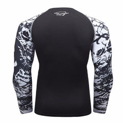 Skull Compression 'Catacombs' Elite Long Sleeve Rashguard