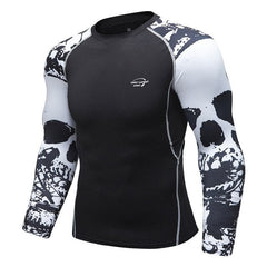 Skull Compression 'Catacombs' Elite Long Sleeve Rashguard