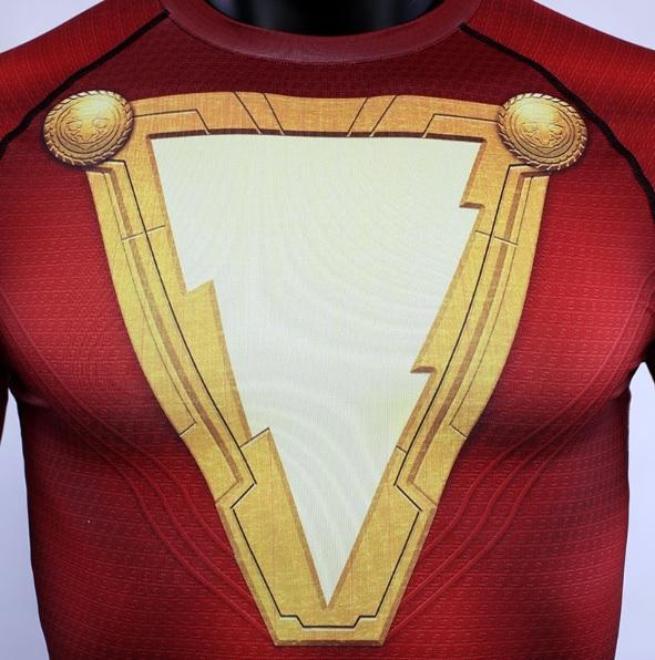 Shazam Short Sleeve Compression Rash Guard-RashGuardStore