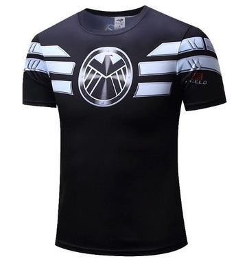 Shield Compression Short Sleeve Rashguard-RashGuardStore