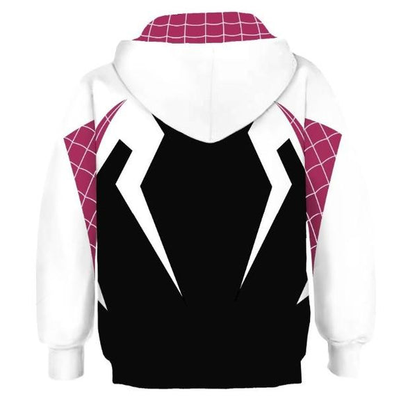 Spider-Gwen 'Into the Spiderverse' Kids Hoodie-RashGuardStore