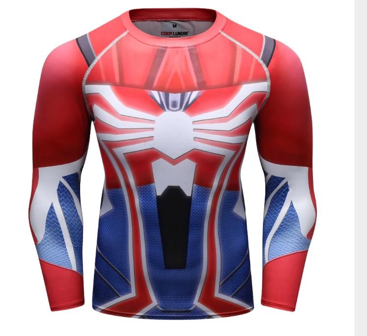 Spiderman '2018' Compression Long Sleeve Rashguard-RashGuardStore