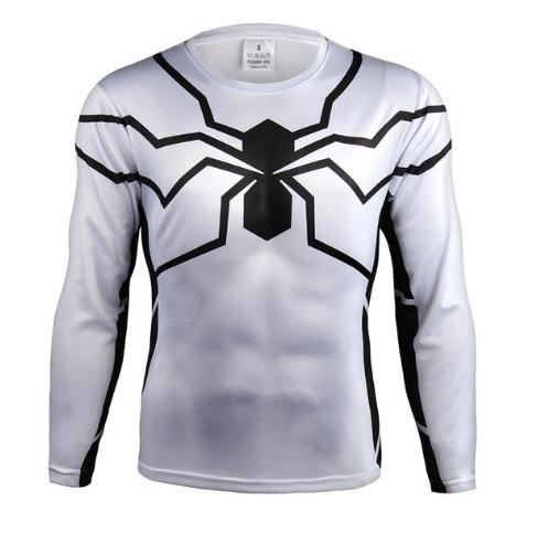 Spiderman "Future Foundation" Compression Long Sleeve Rashguard-RashGuardStore