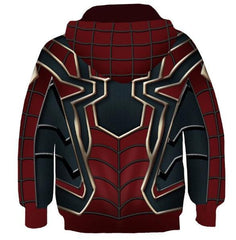 Spiderman 'Infinity War' Iron Spider Kids Hoodie-RashGuardStore