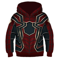 Spiderman 'Infinity War' Iron Spider Kids Hoodie-RashGuardStore
