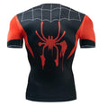Spiderman 'Into The Spiderverse' Miles Morales Dri-Fit Short Sleeve Rashguard-RashGuardStore