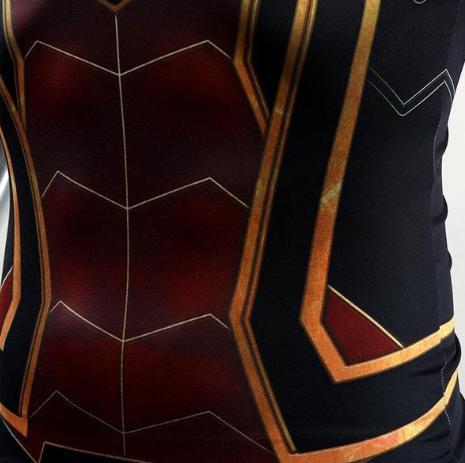 Spiderman "Iron Spider" Infinity War Compression Short Sleeve Rashguard-RashGuardStore