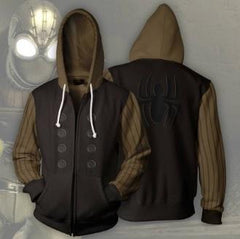 Spiderman 'Noir' Zip Up Hoodie-RashGuardStore