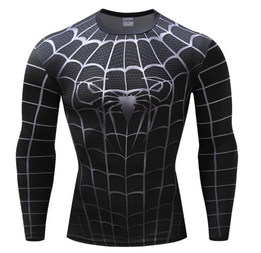 Spider Man "Symbiote 2" Compression Long Sleeve Rashguard