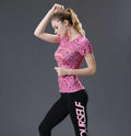 Supergirl 'Pink Onyx' Compression Short Sleeve Rash Guard-RashGuardStore