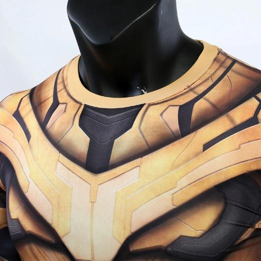 Thanos 'End Game Armor' Premium Compression Long Sleeve Rash Guard-RashGuardStore