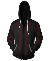 The Avengers 'Hawkeye' Zip Up Hoodie-RashGuardStore