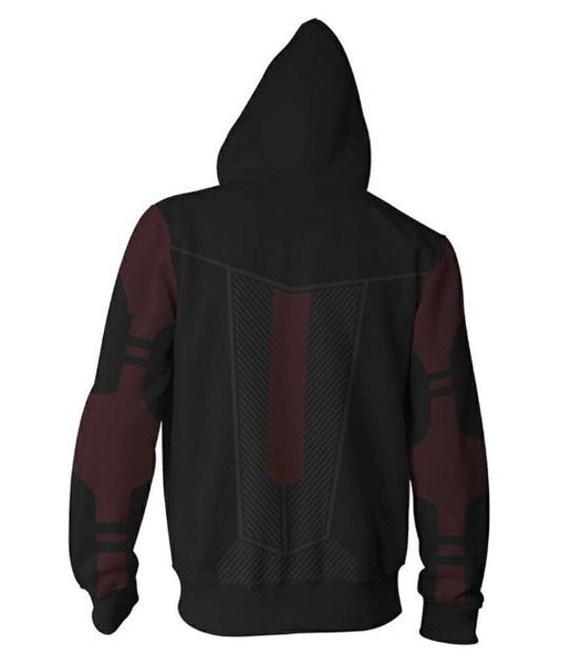 The Avengers 'Hawkeye' Zip Up Hoodie-RashGuardStore