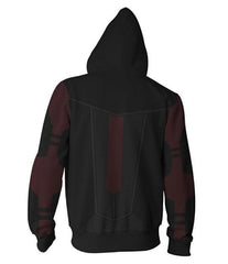 The Avengers 'Hawkeye' Zip Up Hoodie-RashGuardStore