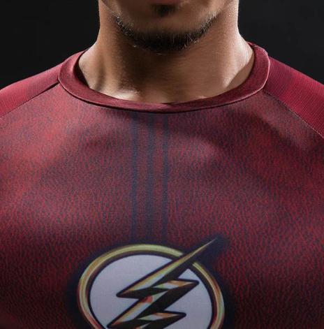 The Flash 'Classic' Compression Short Sleeve Rash Guard-RashGuardStore