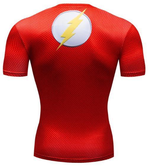 The Flash 'Classic' Premium Dri-Fit Short Sleeve Rashguard-RashGuardStore