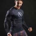 The Flash Compression Long Sleeve Rash Guard Reverse/Dark/Classic-RashGuardStore