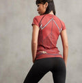 The Flash Women's Short Sleeve Compression Rashguard-RashGuardStore