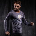 The Flash 'Zoom' Updated Compression Long Sleeve Rash Guard-RashGuardStore