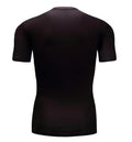 The Punisher 'Cracked Skull' Short Sleeve Compression Rashguard-RashGuardStore