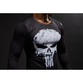 The Punisher Long Sleeve Compression Rashguard-RashGuardStore