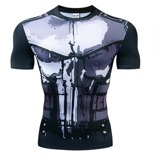 The Punisher Short Sleeve Dri-Fit Rashguard-RashGuardStore