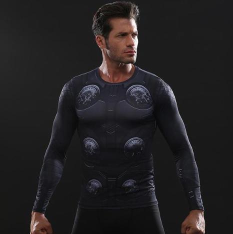 Thor 'Infinity War' Long Sleeve Compression Rashguard-RashGuardStore