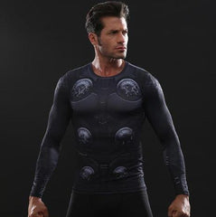Thor 'Infinity War' Long Sleeve Compression Rashguard-RashGuardStore