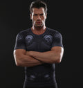 Thor 'Infinity War' Short Sleeve Compression Rash Guard-RashGuardStore
