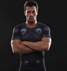 Thor 'Infinity War' Short Sleeve Compression Rash Guard-RashGuardStore