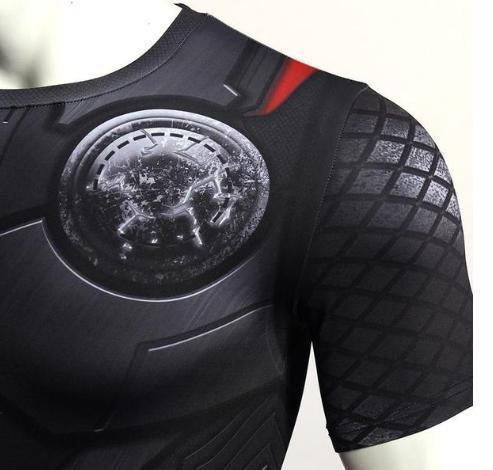 Thor 'Infinity War' Short Sleeve Compression Rash Guard-RashGuardStore