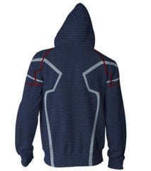 Tony Stark 'Avengers Infinity War' Zip Up Hoodie-RashGuardStore