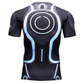 Tron 'Tron Legacy' Short Sleeve Compression Rashguard-RashGuardStore
