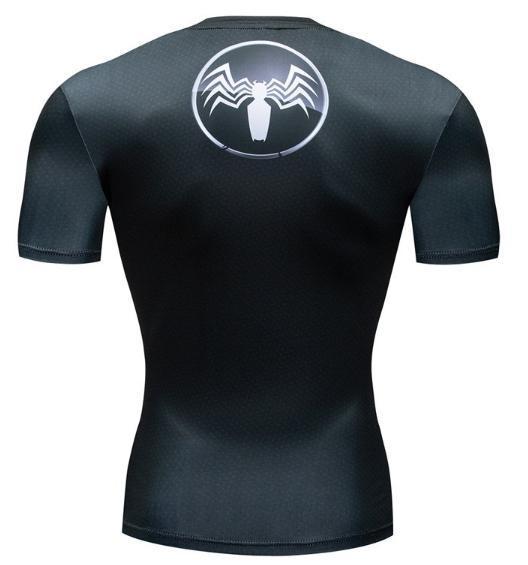 Venom 'Comic' Premium Dri-Fit Short Sleeve Rashguard-RashGuardStore