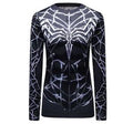 Venom Women's Long Sleeve Compression Rashguard-RashGuardStore