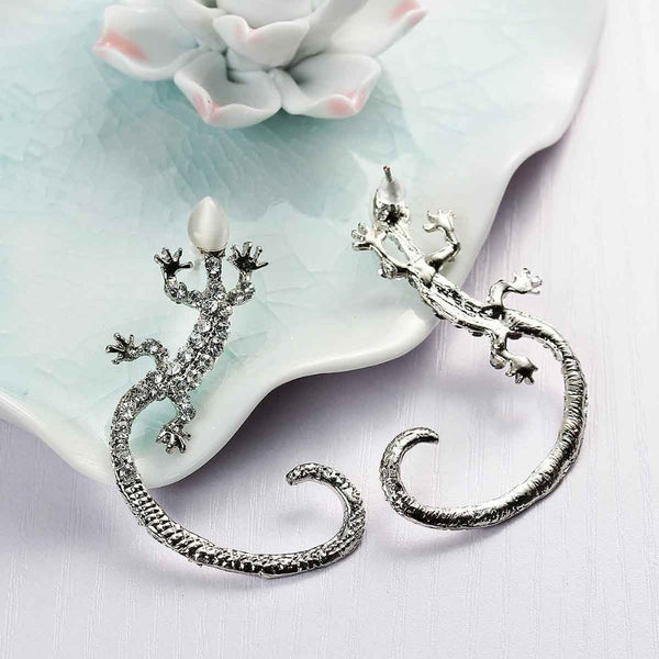 Rhinestone Lizard Ear Cuff